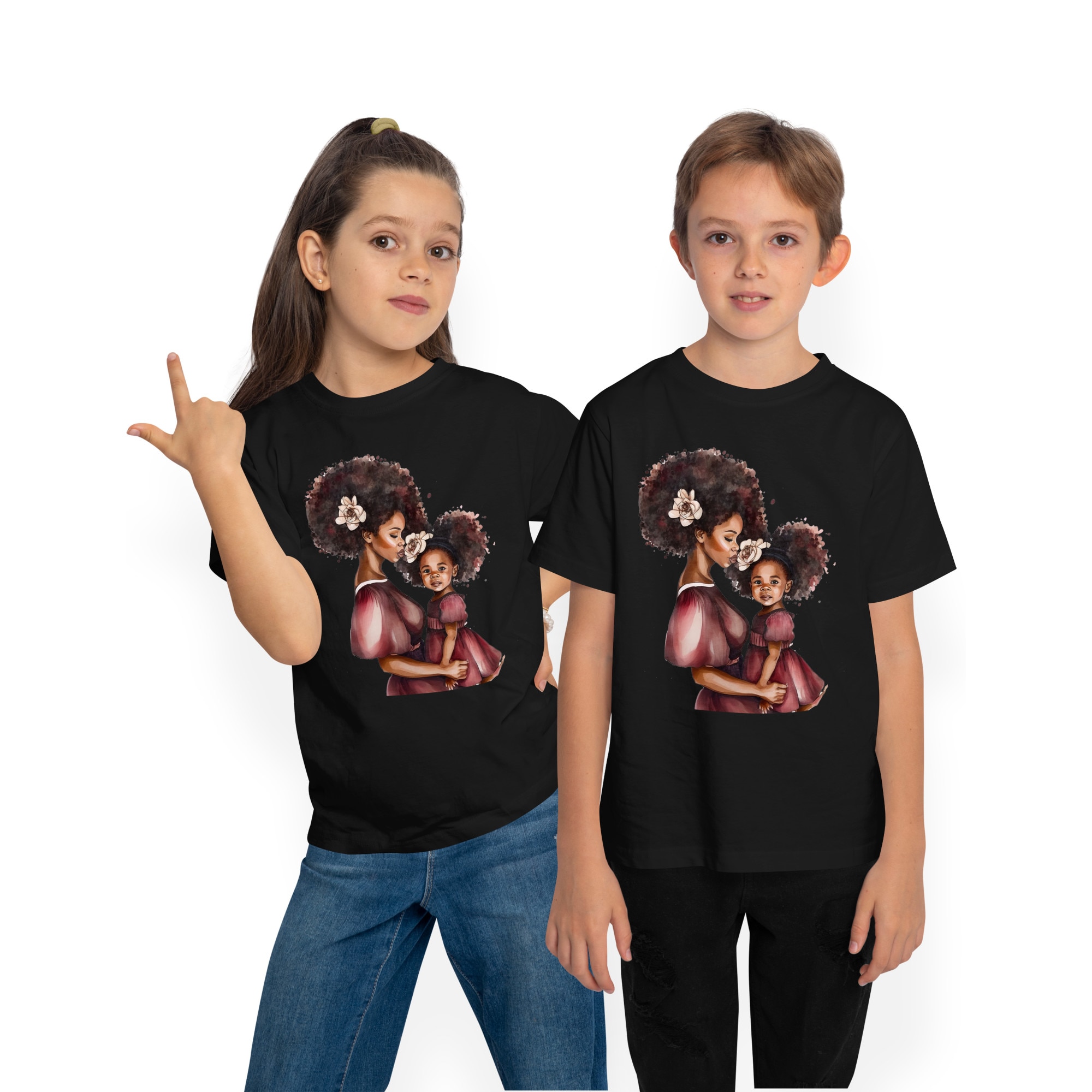 Tricou Copii Negru Aimess main image 0
