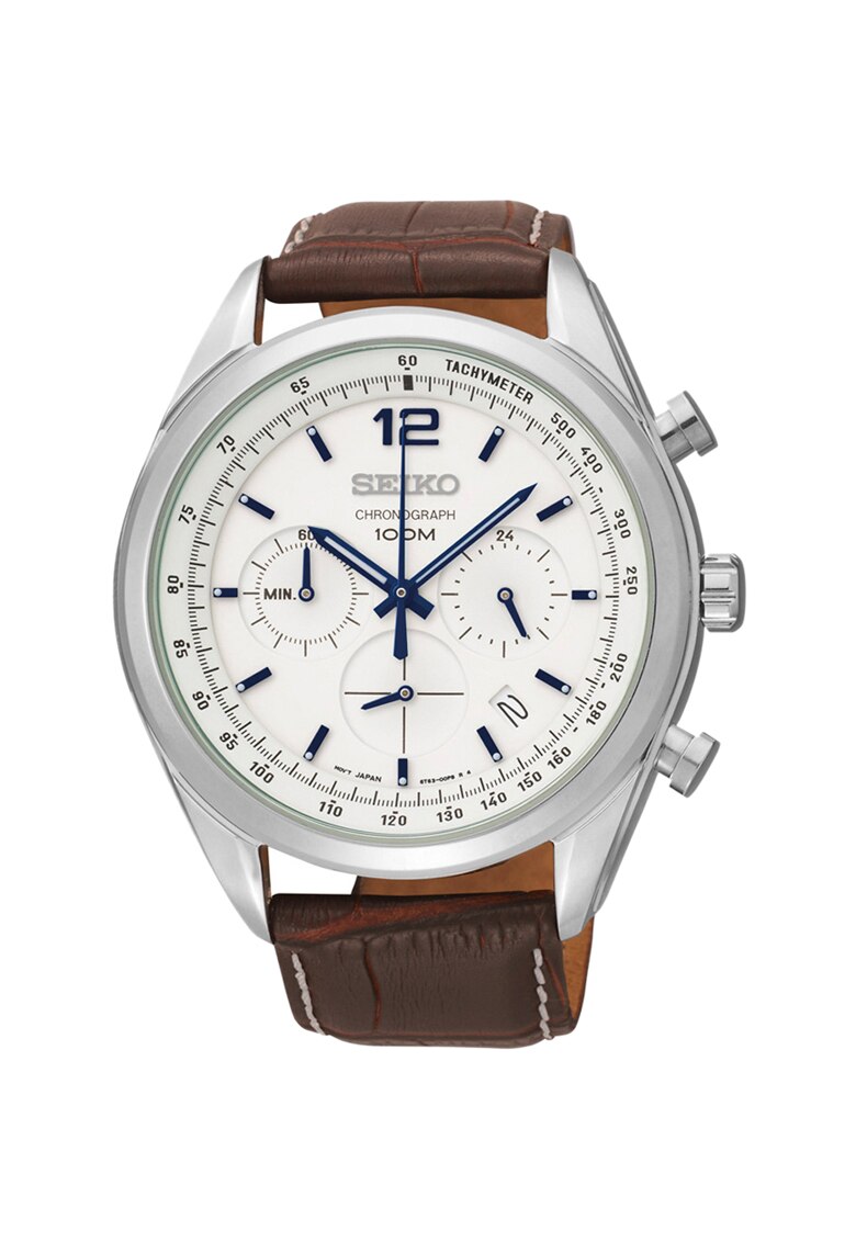 Seiko Ceas cronograf maro Quartz
