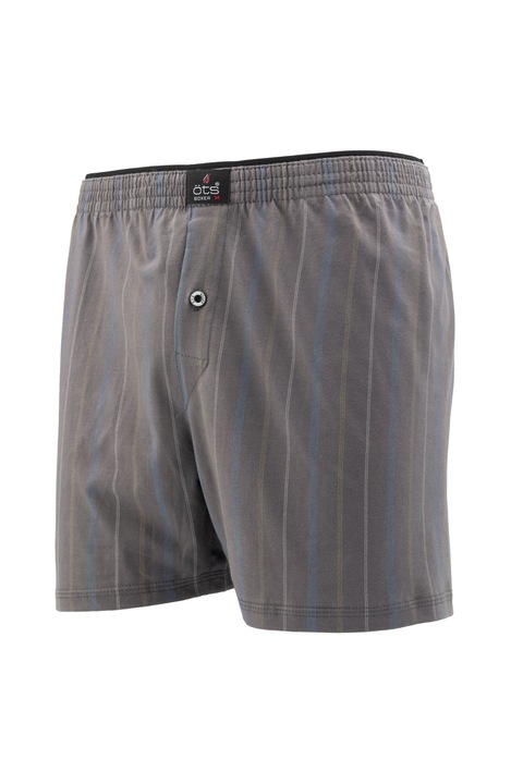 Ferfi boxer, pamut, 2652-1 OTS, Sötétszürke