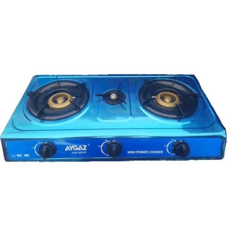 Печка с 3 горелки, газова бутилка - eMAG.bg