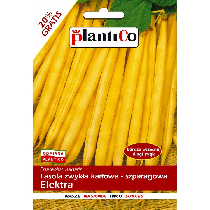 Seminte de fasole, Plantico, 48g