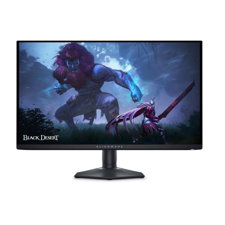 Monitor, Dell, Alienware, AW2725DF, 27", QD OLED, 2560x1440, 360Hz, AG, 1000 cd/m2 (varf HDR), 1,5 m:1, 0,03 ms, 178/178, 2xDP 1.4x1, tip HDMI 2.11, 1.4 , 3xUSB Type-A jos, 1xUSB Type-C jos, AMD FreeSync, Inaltime, Inclinare, Rotativ AW2725DF