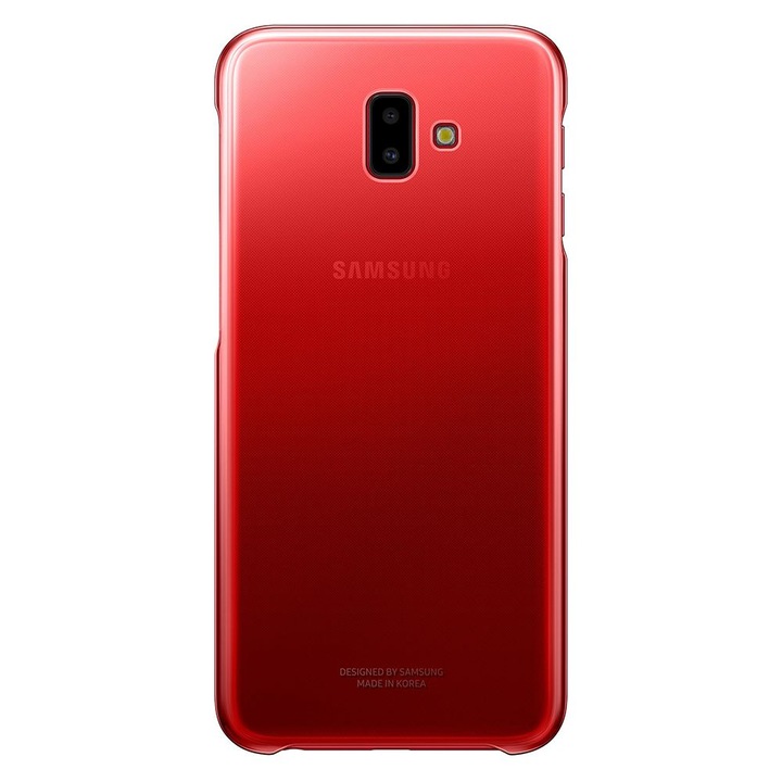 Кейс за Samsung Galaxy J6 plus, Dalip Step by Step, TPU, Червен