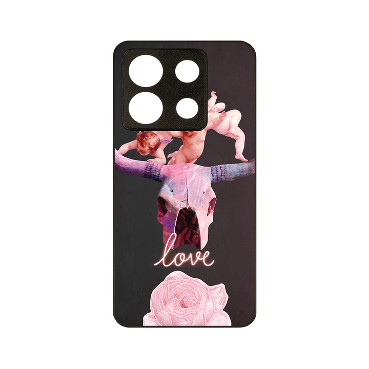 Калъф BestCase® MaxSafe, съвместим с Xiaomi Redmi Note 13 5G, Cupido, HD цветове, противоударен, защита на камерата, повдигнати ръбове за защита на екрана, G 915