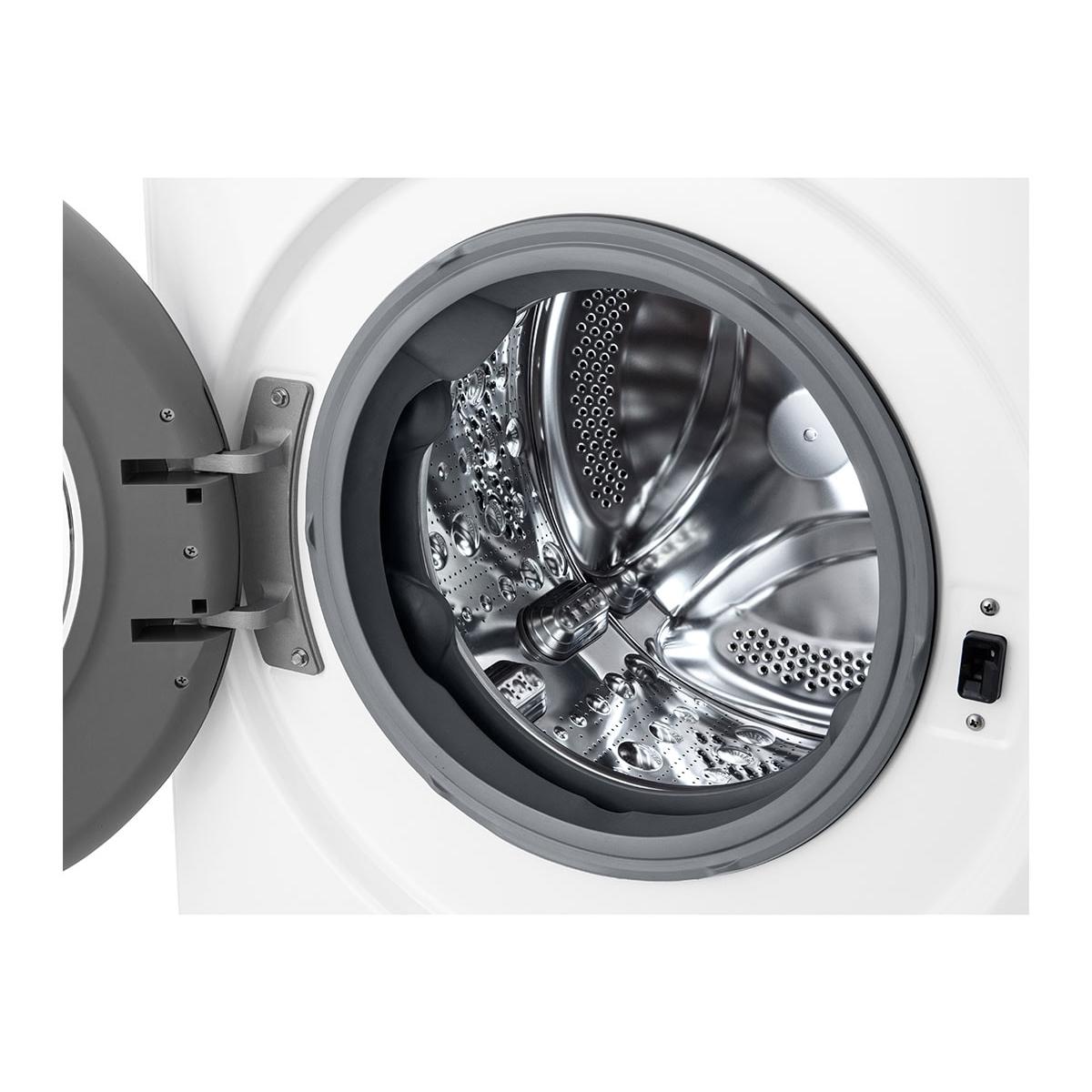 Masina de spalat rufe LG F4WR509SWW, 9kg, Clasa A, 1400 RPM, Tehnologie AI DD, Steam, Motor Inverter Direct Drive, Alb