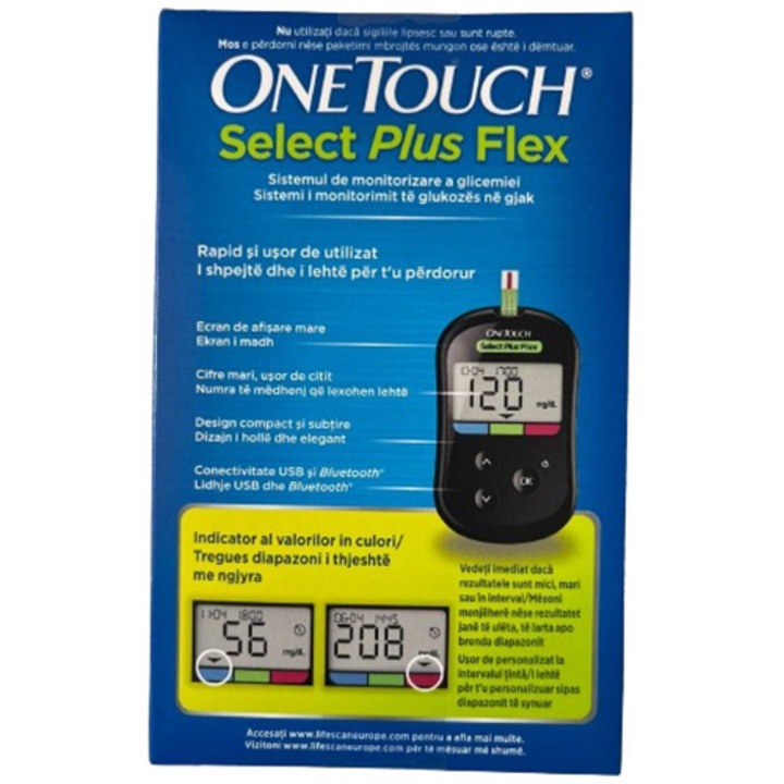 Glucometru One Touch Select Plus Flex