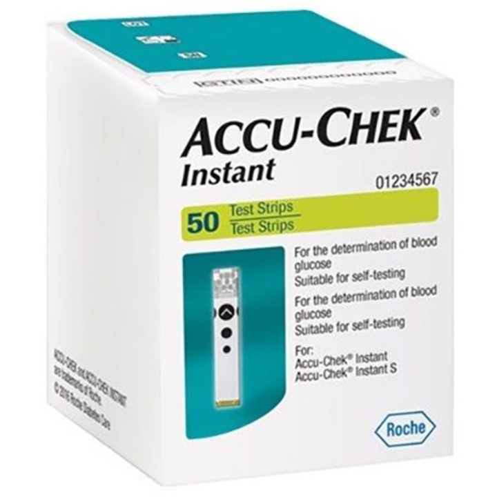 Teste de glicemie Accu-Chek Instant, 50 buc.