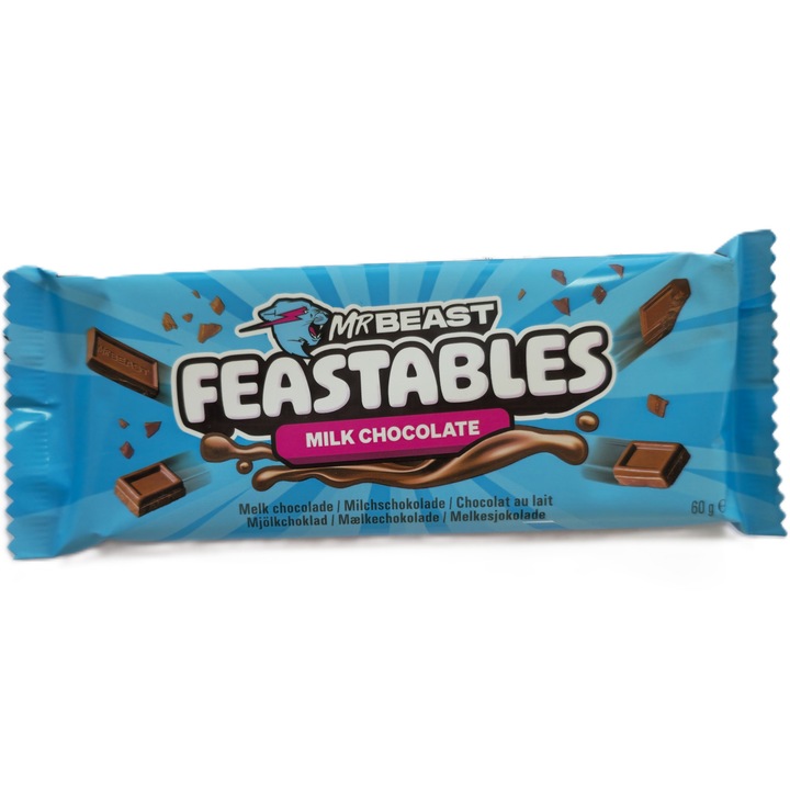Ciocolata Mr Beast Feastables Milk Chocolate 60g