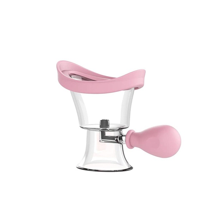 Szemmosó szett, szilikon, zárt, halvány rózsaszín, 8x6,6x4,8cm