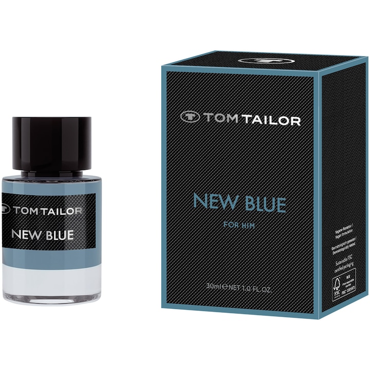 Apa de toaleta New Blue, Tom Tailor, Barbati, 30 ml