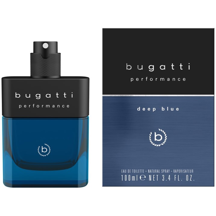Apa de toaleta Performance Deep Blue, Bugatti, 100 ml