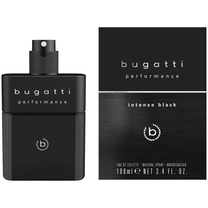 Apa de toaleta Performance Intense Black, Bugatti, 100 ml