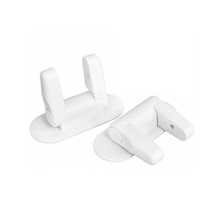 Ablakfogantyú zár, Műanyag, Fehér