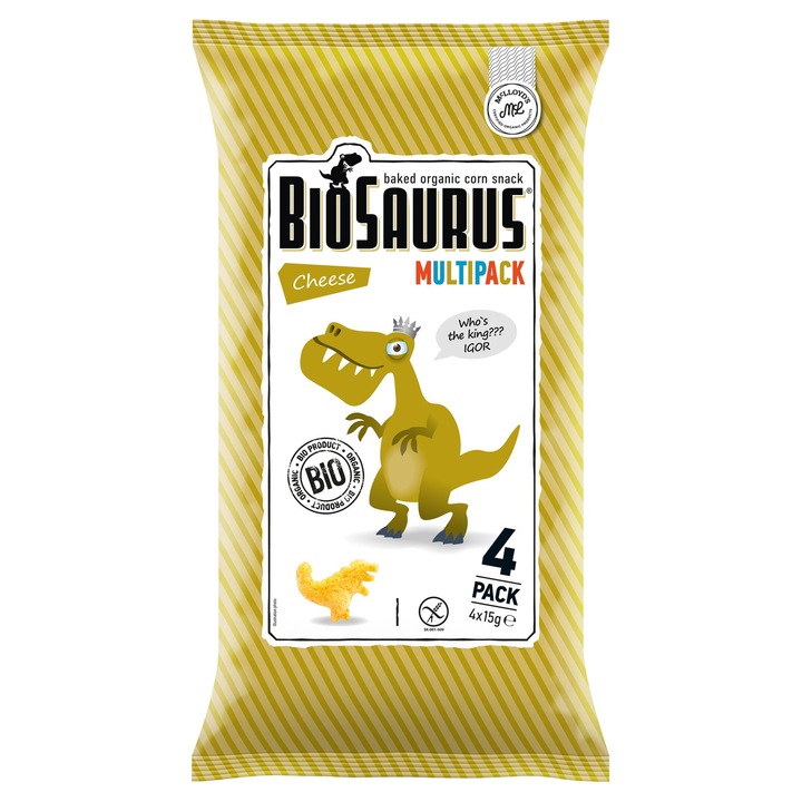 Pufuleti din porumb si branza ECO fara gluten 4x15g
