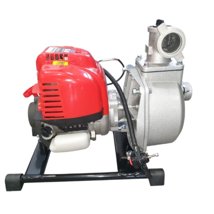 Motopompa ELEFANT WP35, motor benzina 4T, 35.8 CC, 1.36 CP, 1kW, aspiratie/refulare 25 mm, pornire manuala