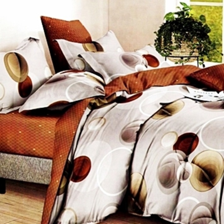 Lenjerie de pat Finet, cearceaf cu elastic, 6 piese, pentru pat dublu, multicolor, Ralex Pucioasa, 160x200cm, LDP-FINH-10056