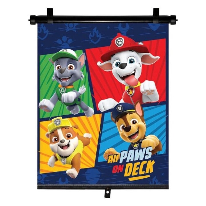 Parasolar auto pentru copii Paw Patrol, Seven, 36 x 45 cm, Multicolor