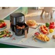 Friteuza cu aer cald Philips ‎HD9255/80, 4.1L, 0.8 Kg, 13 programe, Wi-Fi, Tehnologie Rapid Air, Negru