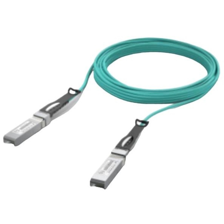 Cablu fibra optica, Ubiquiti, 30m, Turcoaz