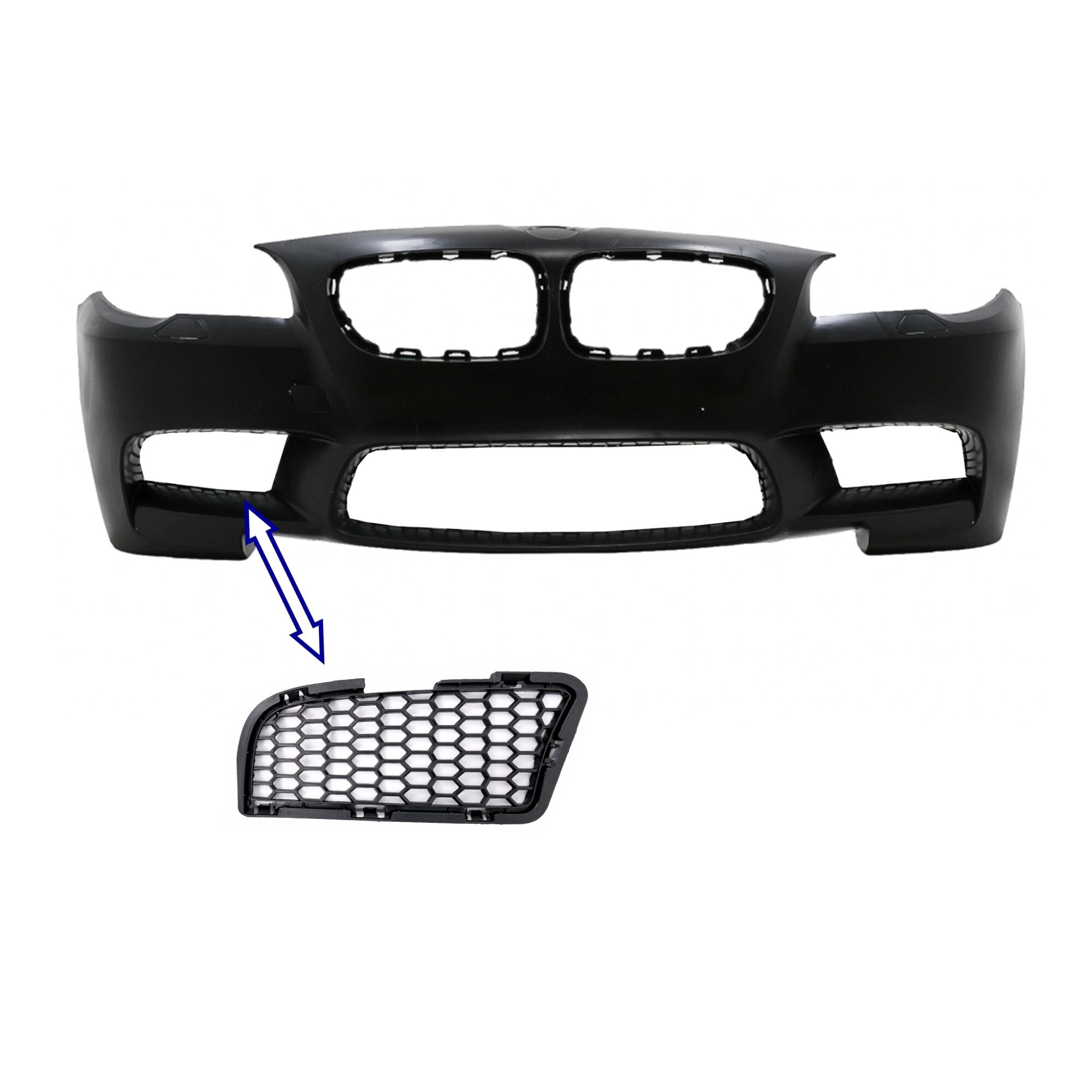 Grille D'aération Climatisation Pour BMW Série 5 F10 F11 2010-2017 - Panneau Central Tableau De Bord