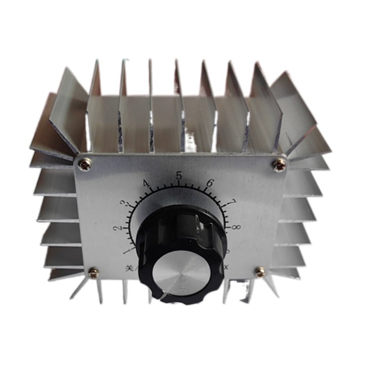 Modul regulator de tensiune AC, 5000W, reglaj viteza, gri/negru