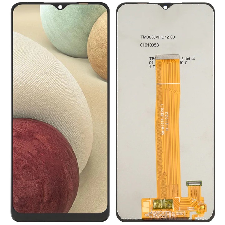 Display pentru Samsung Galaxy A12 (SM-A125), IPS, Negru, LCD, Ecran Tactil, Best Quality