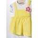 Tongs baby, Летен гащеризон за бебета Flower, Жълт