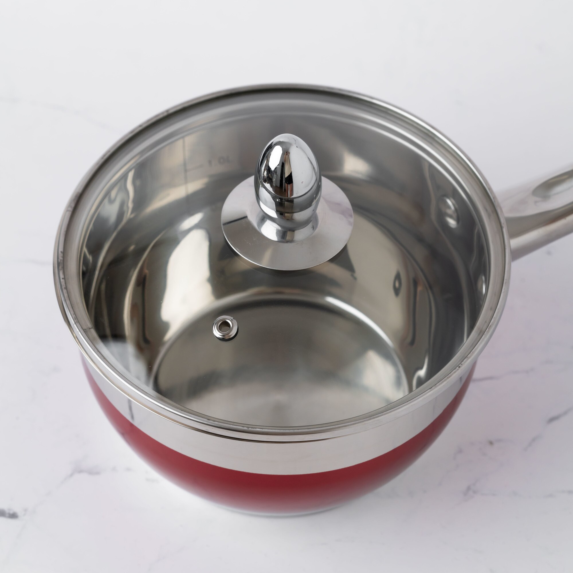Cratite Inox Set cratite din inox cu capace din sticla Bohmann, 1.8l/2.5l/3.5l/5.9l ...