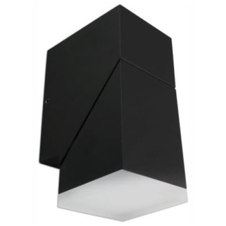 7, 5W kültéri lámpatest, állítható, fekete, természetes fény, IP54 védelem