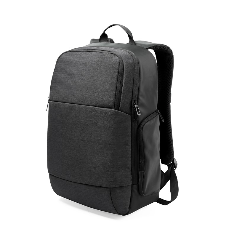Rucsac laptop 15.6", business casual, cu buzunar antifurt, orificiu cabluri audio si port USB, VGOAL, 32х18x46, 5 cm, Negru