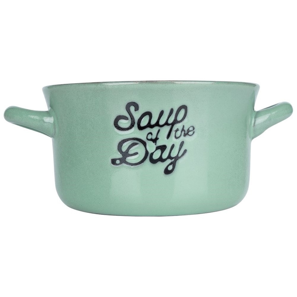 Siaki Collection Bol de ceramică Verde, 650 ml