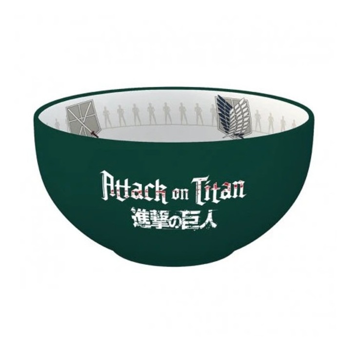 Bol Ceramic Attack on Titan, Emblems, S3, 600 ml
