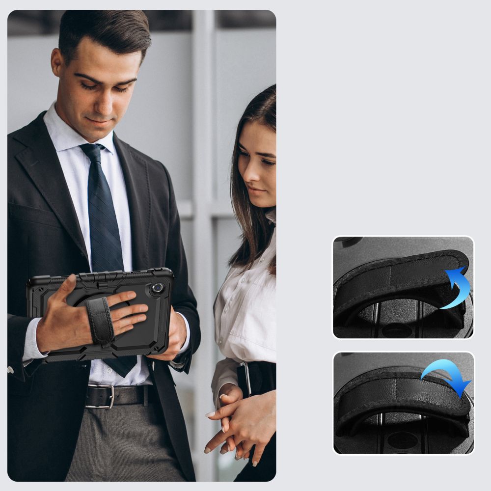 Carcasa 360 grade TECH-PROTECT Solid compatibila cu Lenovo Tab M11 / K11E 11 inch Black