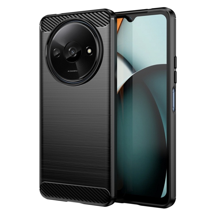 Xiaomi Redmi A3x / A3 tok, Techsuit, karbon, fekete