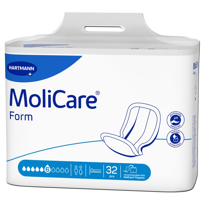 MoliCare Form Betét, inkontinencia, 6 csepp, 32 db, Hartmann