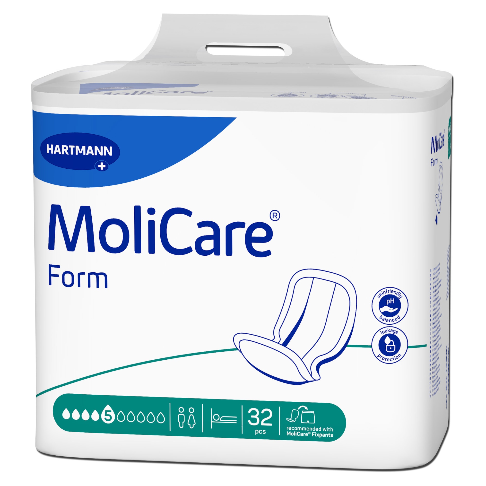 Tampoane Pentru Incontinenta MoliCare Form 5 Picaturi 32 Bucati tampoane-pentru-incontinenta-molicare-form-5-picaturi-32-bucati