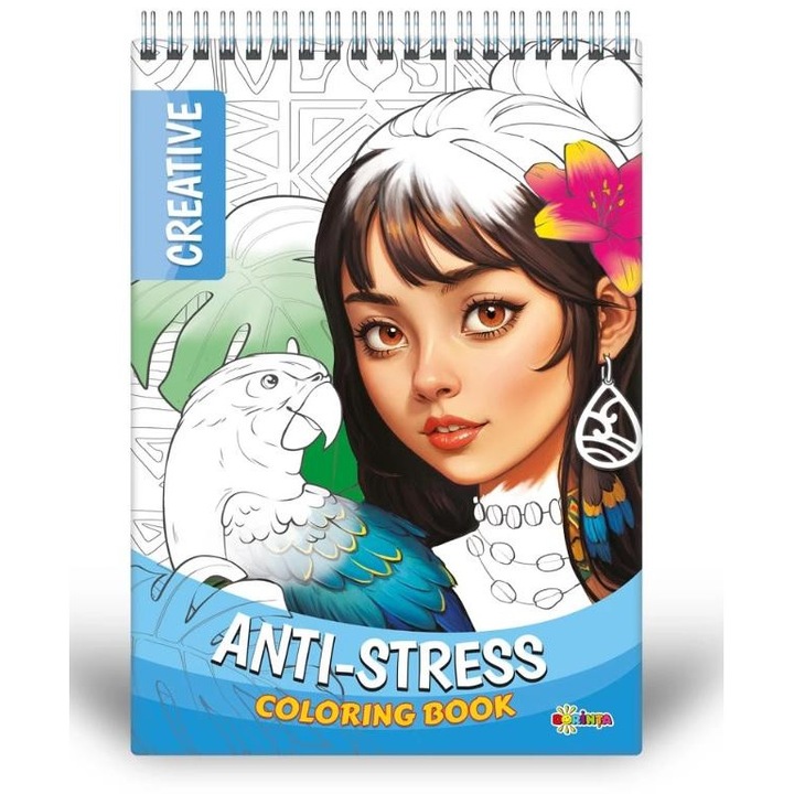 Anti-stress. Coloring book. Creative