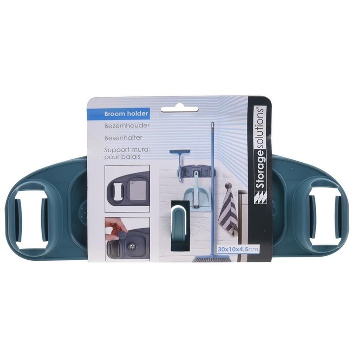 Suport Pentru Mop, Matura, Storage Solutions, Plastic, Gri