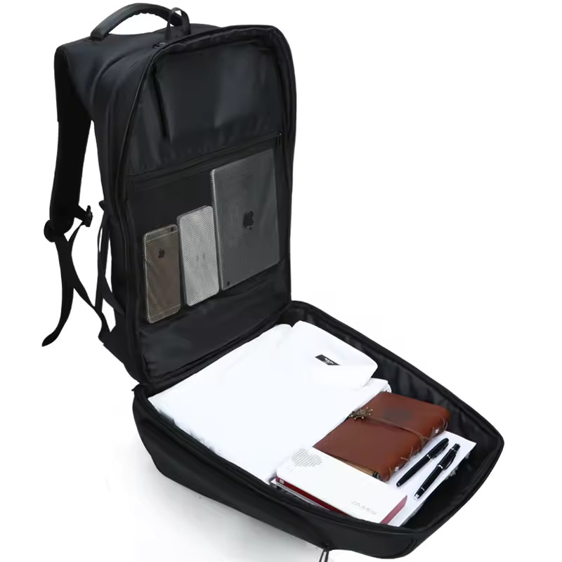Rucsac laptop 17", business pentru calatorii, cu port de incarcare USB, VGOAL, 32.5x20x48 cm, Negru