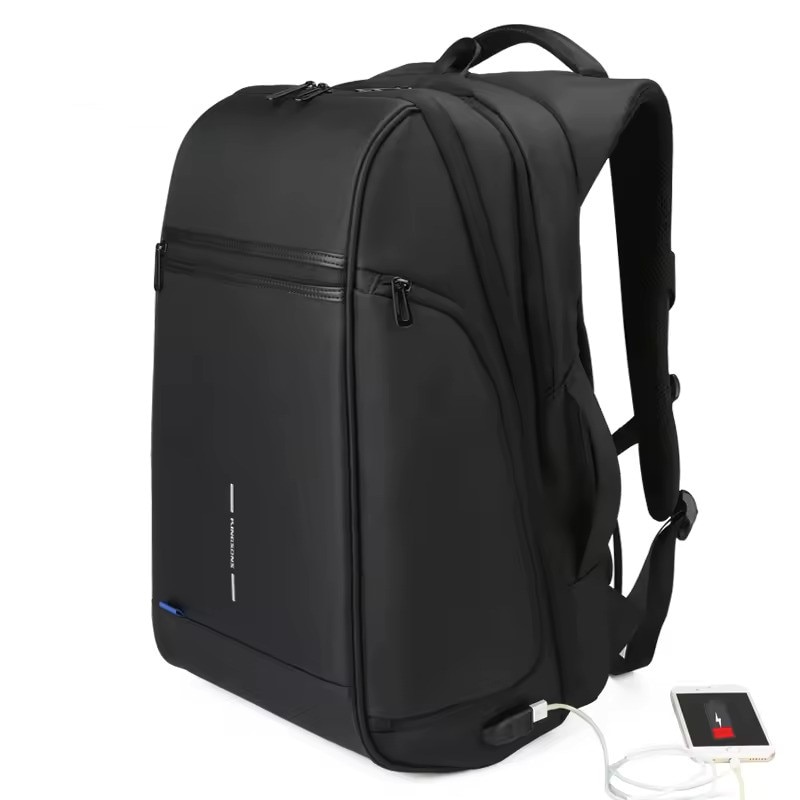 Rucsac laptop 17", business pentru calatorii, cu port de incarcare USB, VGOAL, 32.5x20x48 cm, Negru