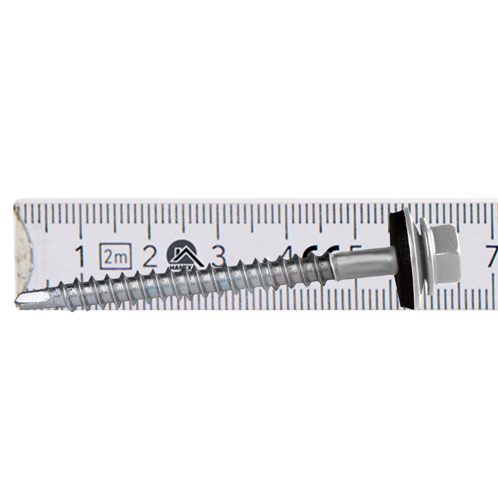 Set 100 Suruburi autoforante 4, 8x60 mm ZINCAT, pentru tabla si
