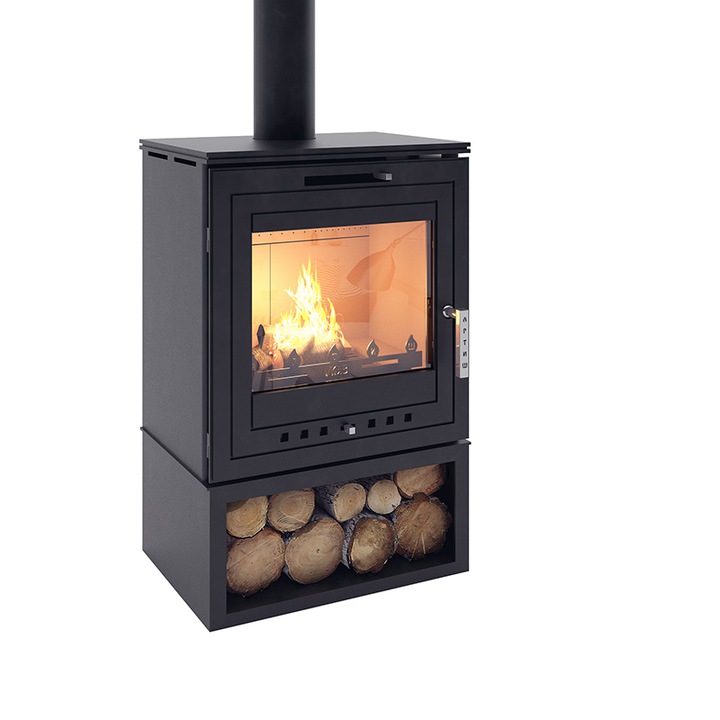 ECO Kandalló Artish Plus, 9(10)kw, Vízteres, Ezüst