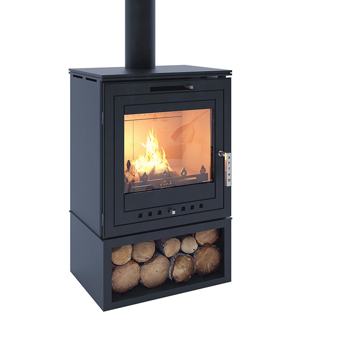 ECO Kandalló Artish Plus, 9(10)kw, Vízteres, Kék metál