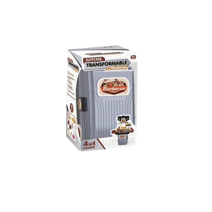 Barbeque játszókészlet, kocsiban, Sbk, 15 db, +3 év