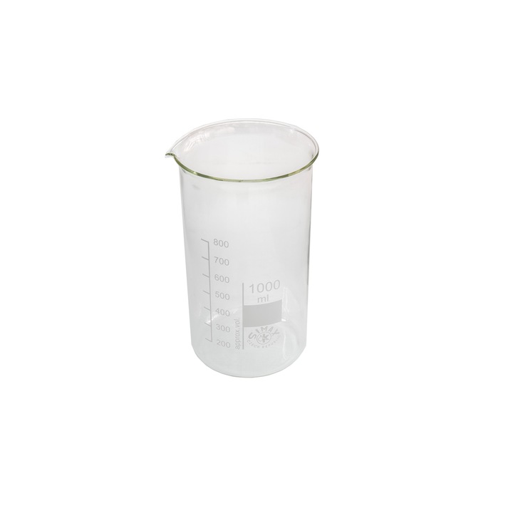 Pahar de sticla inalt de 1000 ml