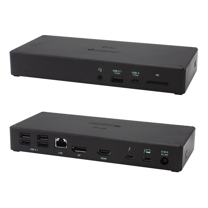 Докинг станция с три дисплея с PD 96W, IT аксесоари