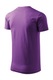 Tricou barbat din bumbac 100%, Simple Basic Fit, Violet, M