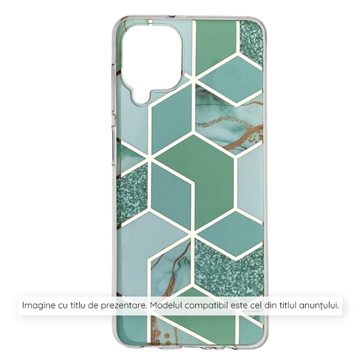 Кейс за Samsung Galaxy A25 5G - Techsuit Marble Series - Green Hex