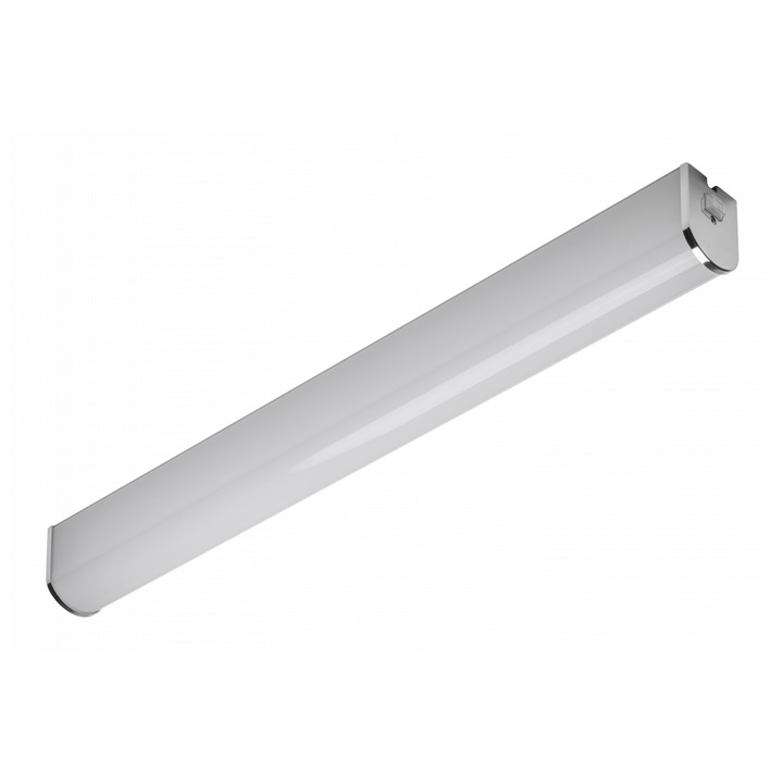 Lampa baie cu intrerupator 15W 1200lm 60cm 4000K IP44 crom