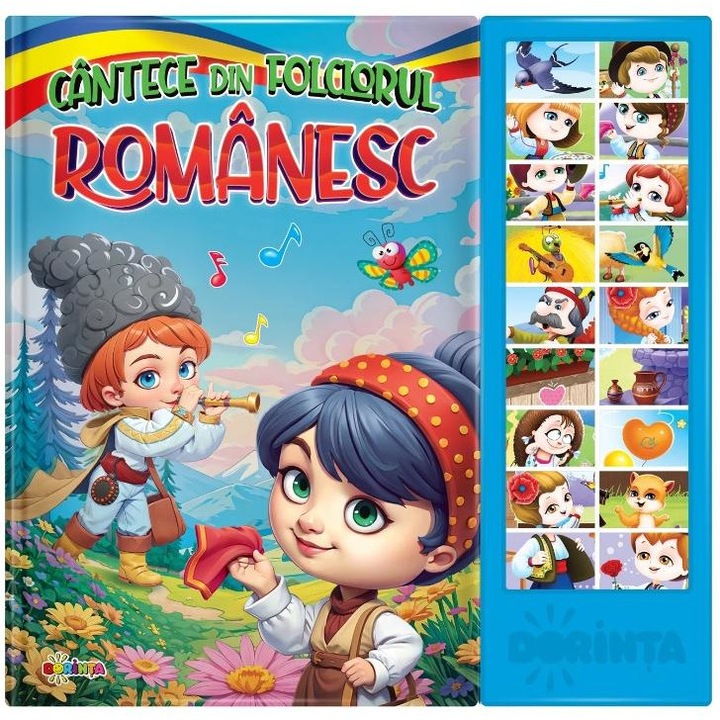 Cantece din folclorul romanesc. Carte cu sunete